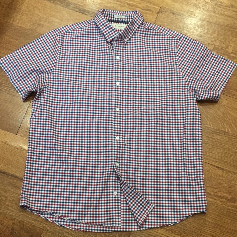 Hawker Rye Men's Red and Blue Checkered Shirt